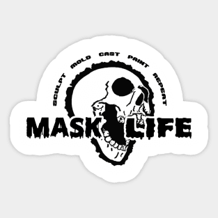 Mask Life Sticker